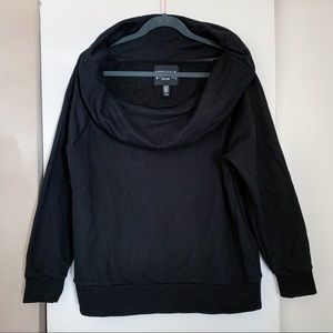 Victoria’s Secret Sport Black Cowl Neck Sweatshirt